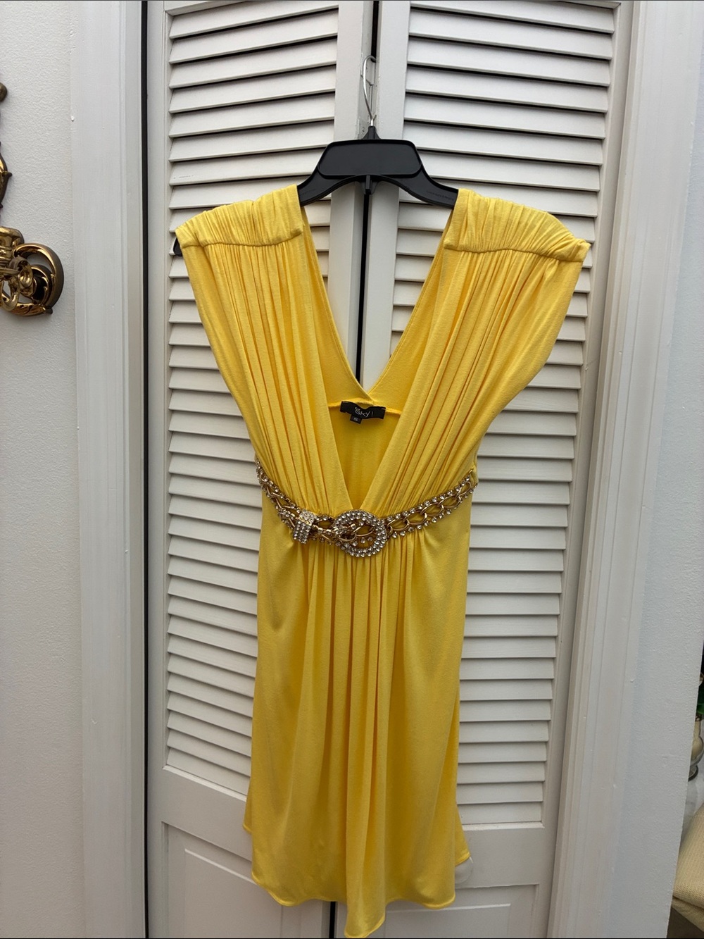 Sky yellow dress